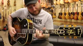 Josh Smith playing a 1950 and 1938 Gibson Super 400 in Blonde and Sunburst