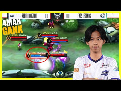 "4MAN GANK" RBL Dyrennn did it again