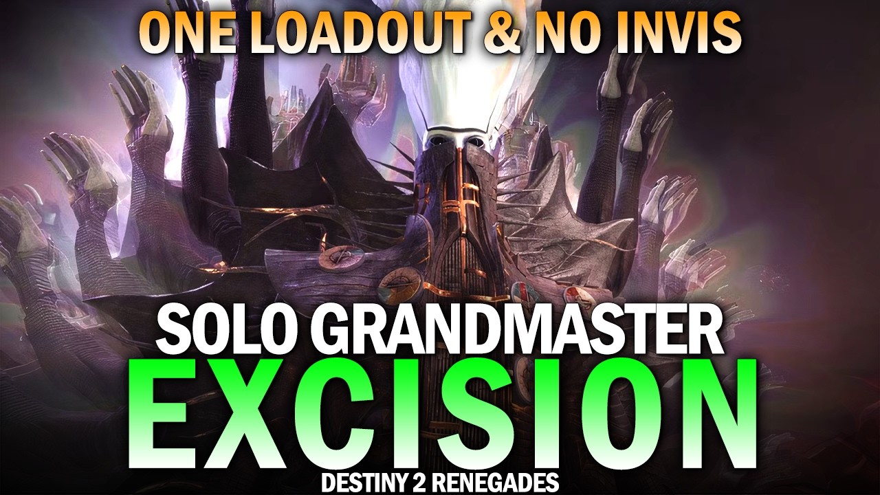 Solo Grandmaster Excision in Renegades (One Loadout, No Invis) [Destiny 2]