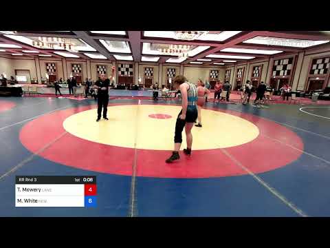 138-140 Lbs Rr Rnd 3 - Trinity Mowery, Lancaster Alliance Wrestling Club (LAW) Vs Maura White, New