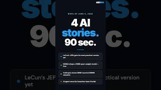 AI news June 9 — Anthropic, NVIDIA, LeCun, AI agents