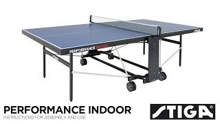 Performance Indoor assembly instructions