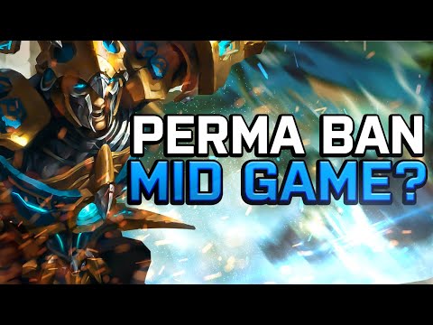 GRIEFING SUPPORT GETS PERMA BANNED MID GAME!? - Smite