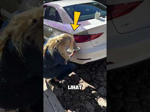 Cewek ini Modif Mobil BMW nya Pake Ribuan Kristal. Dan Endingnya Jadi Mewah Banget!