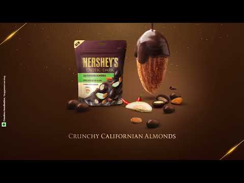 HERSHEY'S EXOTIC DARK: Indulge in Exotic Almond Chocolate Experience | Guava & Mexican Chili Flavour