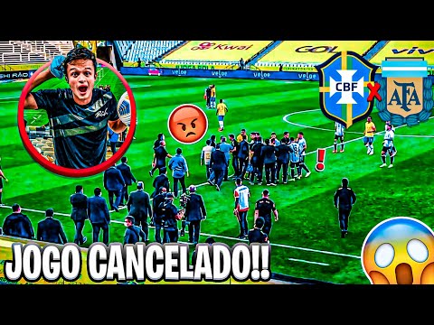 BRASIL X ARGENTINA CANCELADO PELA ANVISA e eu tava lá!!