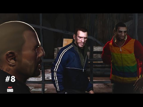 Grand Theft Auto 4: The Complete Edition Gameplay Walkthrough Part 8 - PC 4K 60FPS @RockstarGames