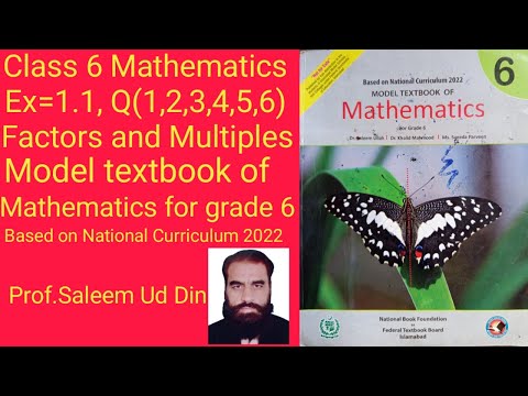 class 6th(math), unit=1(factors & multiples),ex=1.1,Q(1,2,3,4,5,6),IMCB,F.G schools