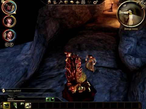 Dragon Age:Origins second gameplay HQ (mage gameplay Shapeshifter)