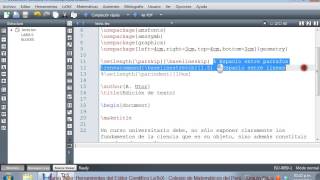 Edición de texto con LaTeX