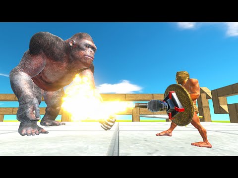 Fire Achilles vs Units | Animal Revolt Battle Simulator