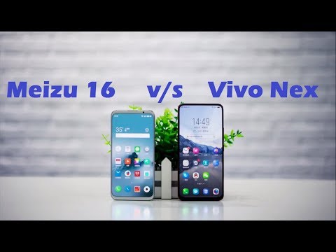 Meizu 16 vs Vivo NEX - Display & Fingerprint Comparison Test