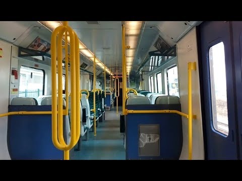 On Board an IE 29000 Class Commuter Train - Dun Laoghaire Station, Dublin