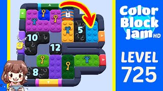 Soluzione del Livello 725 di Color Block Jam