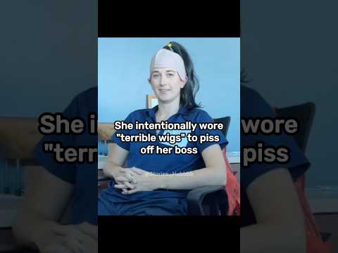 Emily Benschoter Outsmarts Corporate Dress Code With Ridiculous Wigs #hilarious #cleversolutions