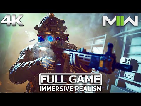 MODERN WARFARE 2 Realism Difficulty Full Gameplay Walkthrough / No Commentary【FULL GAME】4K Ultra HD