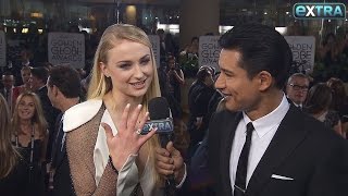 Sophie Turner Plays Coy Over Joe Jonas Relationship at the Golden Globes