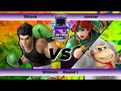 Flynn's Arcade 053 Winners Round 1 - 3Stock (Little Mac) Vs. Joestar (Roy Donkey Kong) SSBU Ultimate