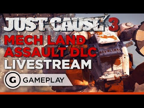 Official Mech Land Assault DLC Livestream Highlights - Just Cause 3
