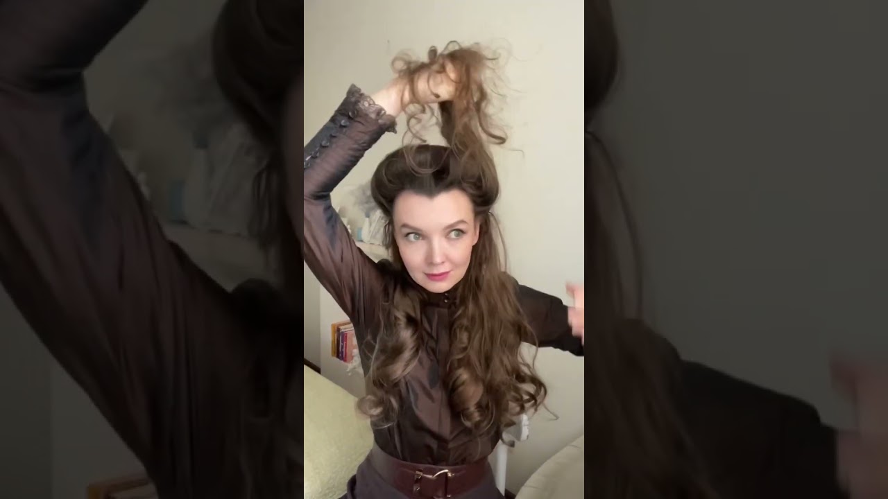 Easy Edwardian Pompadour Hairstyle