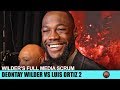 DEONTAY WILDER "YOU CANT STRENGTHEN YOUR CHIN; IM GONNA HIT HIM AGAIN & AGAIN!"