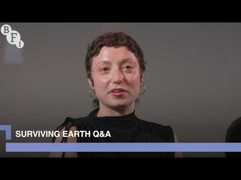 Surviving Earth director Thea Gajić and cast members Slavko Sobin and Olive Gray | BFI Q&A
