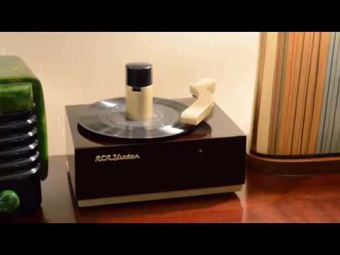 1947 Rca Victor 45 Record Player Fully Restored