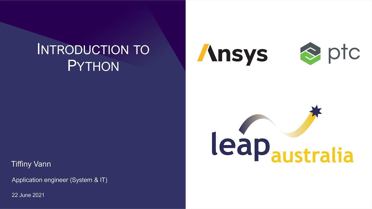 Ansys Mechanical Scripting Training  - Python Basics (Day 1)