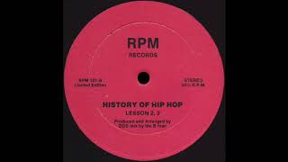 HISTORY OF HIP HOP Lesson 3 * Double Dee & Steinski * RPM Records RPM101