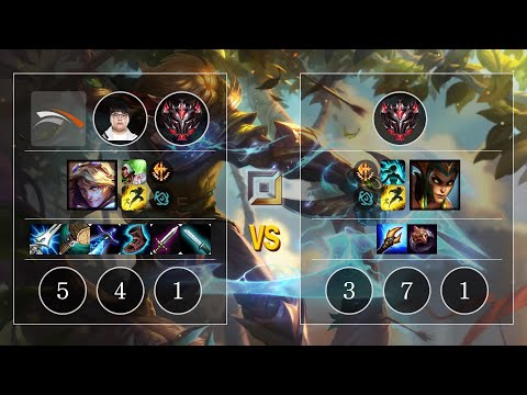 HLE CuVee Ezreal vs Cassiopeia Bot - KR GrandMaster Patch 10.10