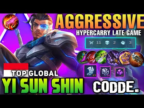 Aggressive Play, 78.9% Current WR | Top Global YI SUN SHIN Rank Gameplay BEST BUILD By Codde. - MLBB