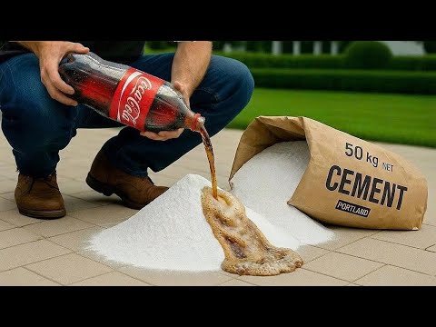 Mix COCA COLA with White CEMENT You Will not Believe the Incredible Result 😱 | Creation Tips 18
