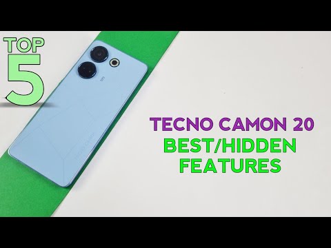 Tecno Camon 20 Top 5 Best/Hidden Features | Tips And Tricks