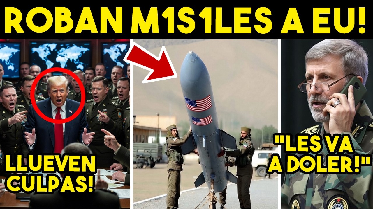 INSOLITO! IRAN R0B4 M1S1L A EU, TRUMP HELADO. PLEITO EN EJERCITO EU, CRECE RECLAMO.