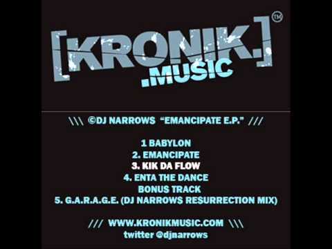 OUT NOW! DJ Narrows - Emancipate E.P. Kronik Music. OUT 29TH JAN!