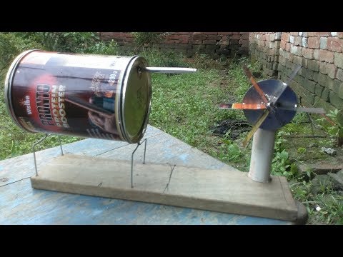 How to make Steam Power Generator - a cool science project with easy way