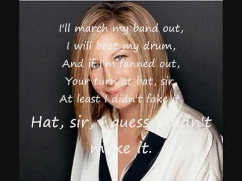 Don't Rain On My Parade - Barbra Streisand FULL LYRICS