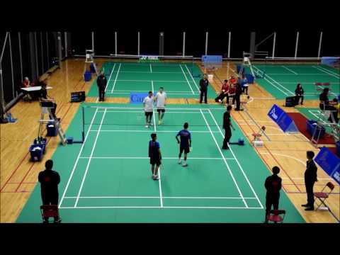 Badminton 2017 JR-PAN-AM Toronto GRP-A-MATCH-2 CAN-PER MD (Morneau & Nguyen vs Alas & Canjura)