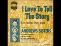 Softly and Tenderly ~ The Andrews Sisters with Victor Young and His Orchestra (1951)