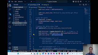Download the video "Pygame - Lesson 2b   Moving the Player Sprite"