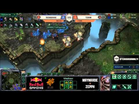 AHGL S3 - SC2 Playoffs Semifinals: Amazon vs. Storm8 game 4 by Maynarde & Zepph