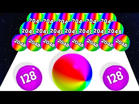 Ball run infinity vs Jelly Man 2048: Max Level - Gameplay Mobile Android, iOS