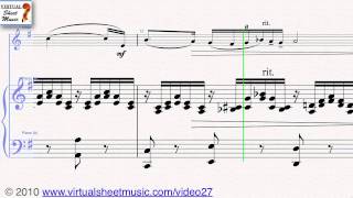 Franz Schubert&#39;s, Ave Maria violin and piano sheet music - Video Score