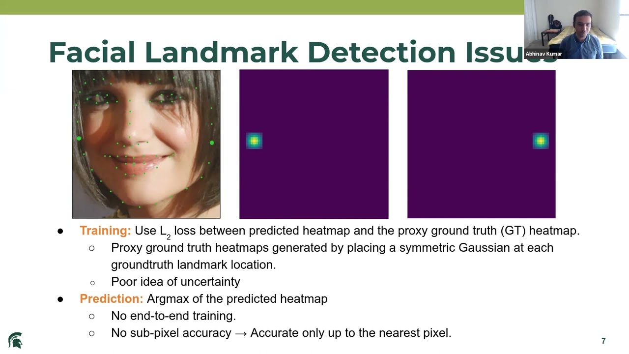 Mathematical Modeling for Landmark and 3D Object Detection (Abhinav Kumar, MSU)