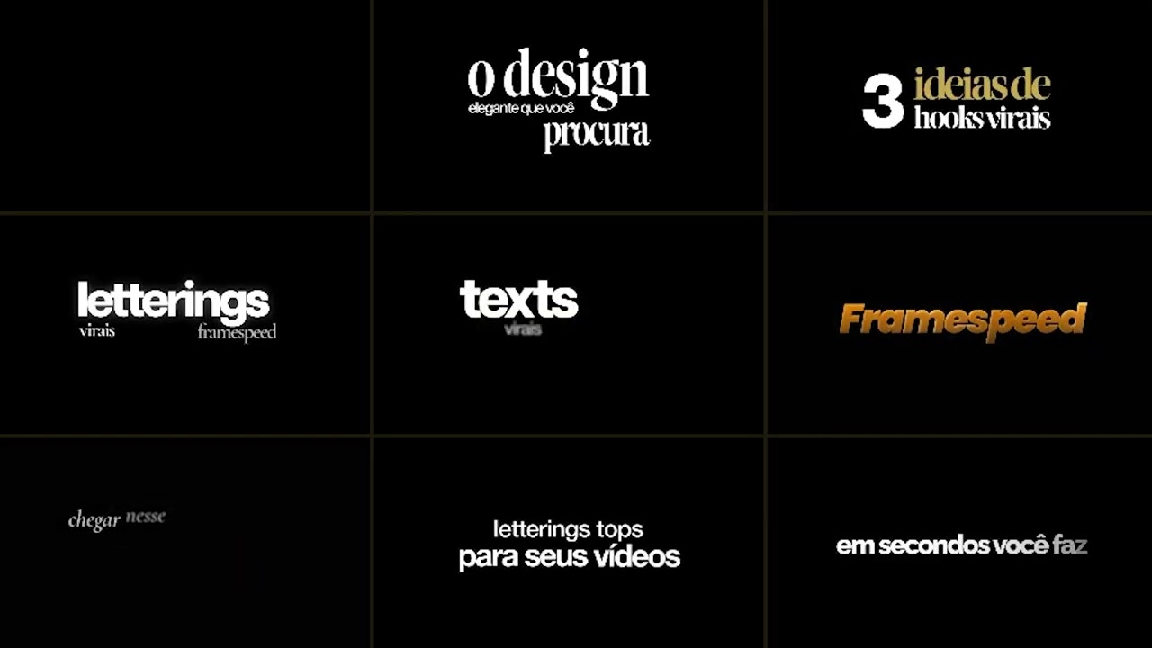 FrameSpeed — todos os templates