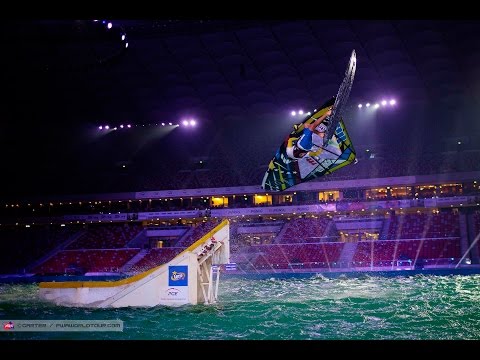 Warsaw PWA Indoor World Cup 2014 - Friday night, last Jump session