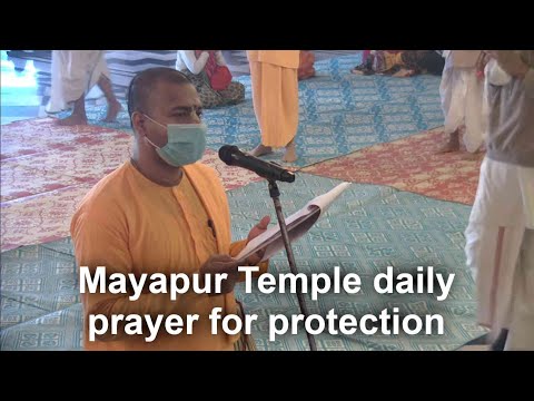 Daily prayer for protection from Covid, to Lord Nrsimhadeva in Sri Mayapur, by Jagadguru Jayadev das