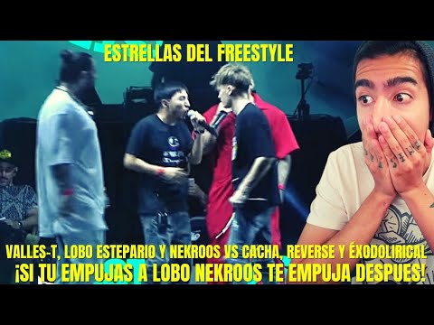 ¡SI TU EMPUJAS A LOBO NEKROOS TE EMUPUJA DESPUÉS!🔥- VALLES-T LOBO Y NEKROOS VS CACHA REVERSE Y EXODO