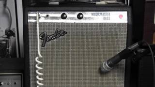 Video thumbnail for 1970s Fender MusicMaster Bass Amp Demo by drowninginguitars