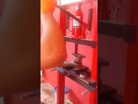 How i press in control arm bushing..